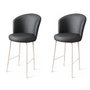Hanah Home Uras - Antracita, Blanco (Set de 2 piezas)
